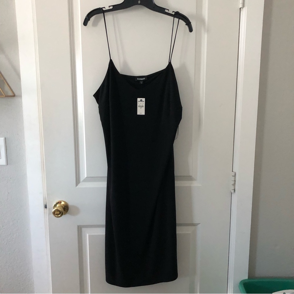 Express Strappy Black Dress XL 👗 Plus Size Black Dress